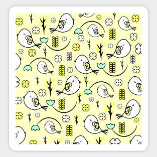 Cute birds Sticker